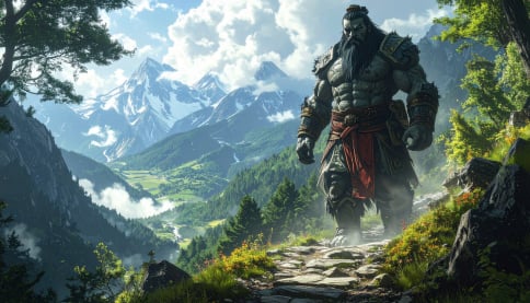 Une rencontre sur un sentier de montagne